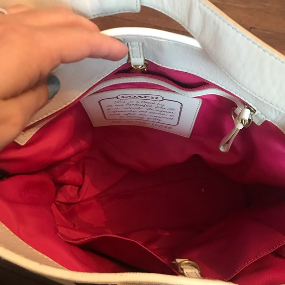 Coach color block Shoulder Bag - Picture 3 of 4